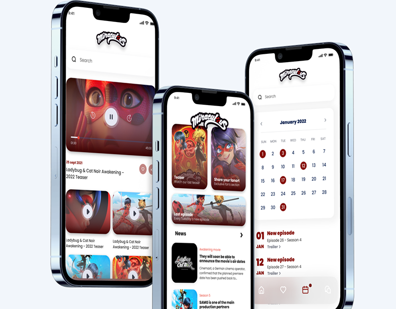 Miraculous-LadyBug-Mobile-App-UI-Design